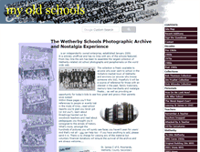 Tablet Screenshot of myoldschools.co.uk